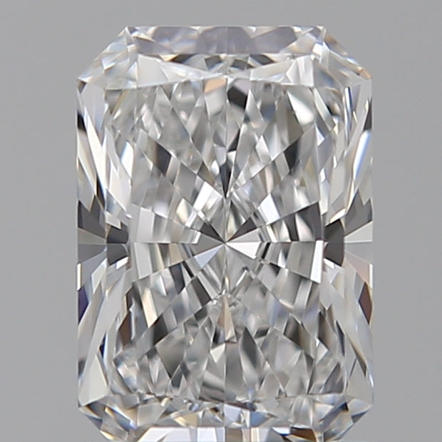 1.04 Carat Radiant Lab Diamond with  Cut Diamond in 14KT  view 1
