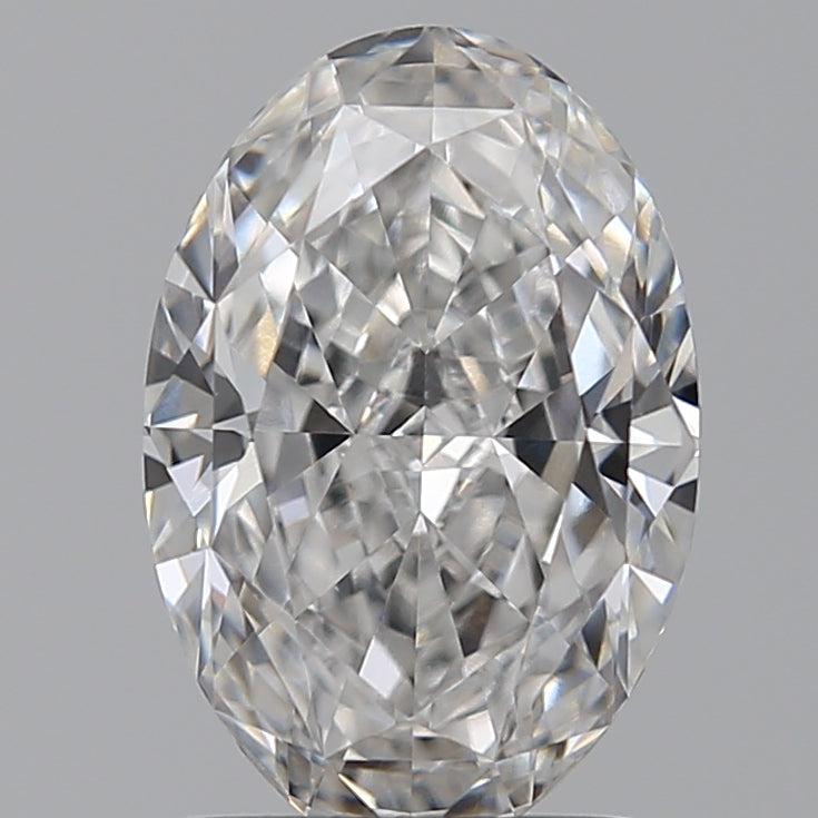 1.73 Carat Oval Lab Diamond with  Cut Diamond in 14KT  view 1
