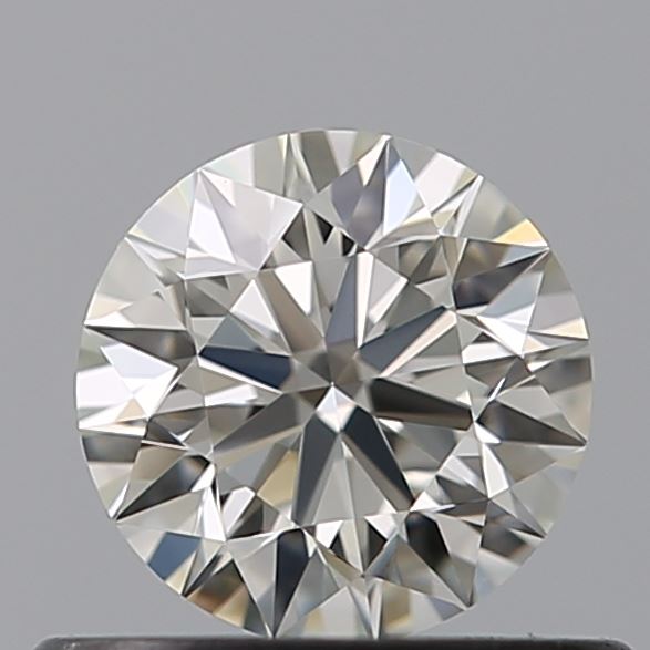 0.4 Carat Round Natural Diamond with  Cut Diamond in 14KT  view 1
