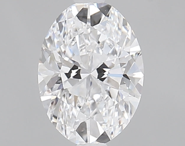 1.12 Carat Oval Lab Diamond with  Cut Diamond in 14KT  view 1
