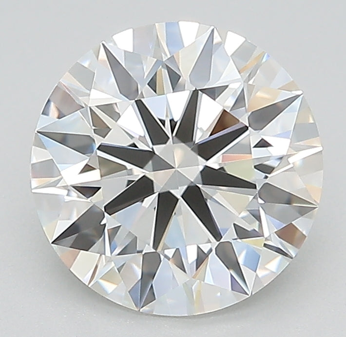 2.21 Carat Round Lab Diamond with  Cut Diamond in 14KT  view 1
