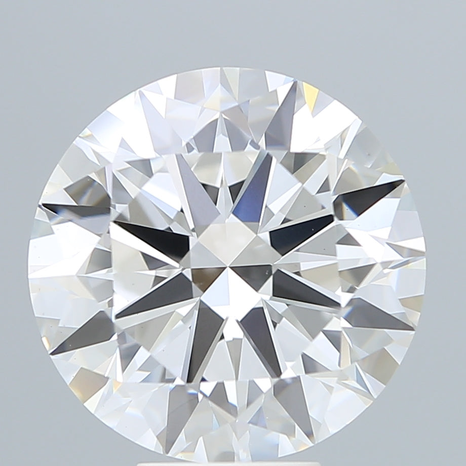 8.0 Carat Round Lab Diamond with  Cut Diamond in 14KT  view 1
