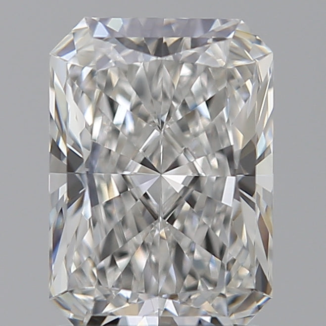 1.52 Carat Radiant Lab Diamond with  Cut Diamond in 14KT  view 1
