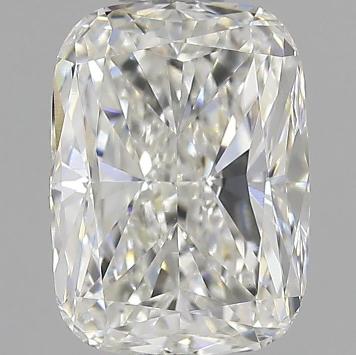 2.01 Carat Cushion Lab Diamond with  Cut Diamond in 14KT  view 1

