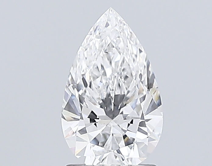 1.55 Carat Pear Lab Diamond with  Cut Diamond in 14KT  view 1
