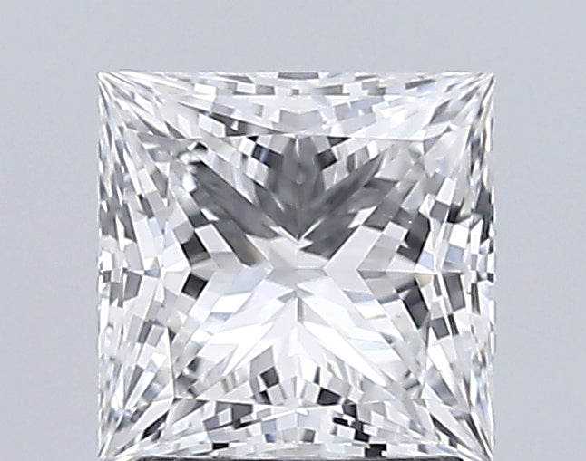 2.06 Carat Princess Lab Diamond with  Cut Diamond in 14KT  view 1
