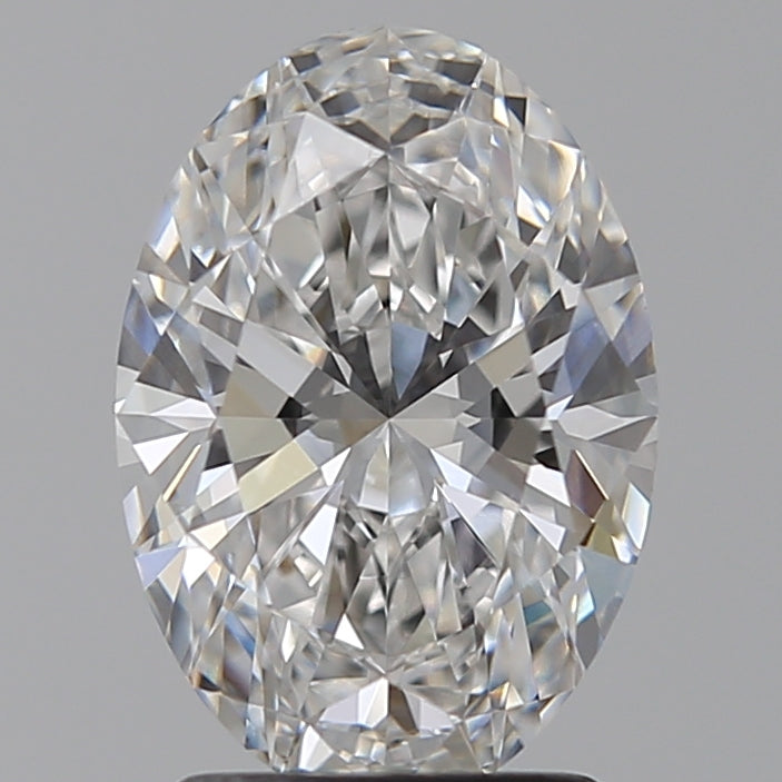 2.07 Carat Oval Lab Diamond with  Cut Diamond in 14KT  view 1
