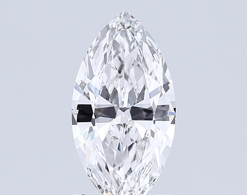 1.6 Carat Marquise Lab Diamond with  Cut Diamond in 14KT  view 1

