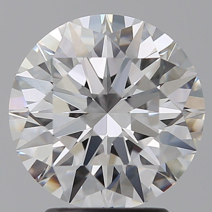 2.78 Carat Round Lab Diamond with  Cut Diamond in 14KT  view 1
