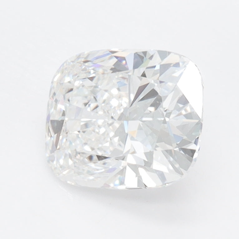 1.5 Carat Cushion Lab Diamond with  Cut Diamond in 14KT  view 1
