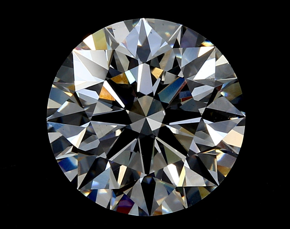 2.01 Carat Round Lab Diamond with  Cut Diamond in 14KT  view 1
