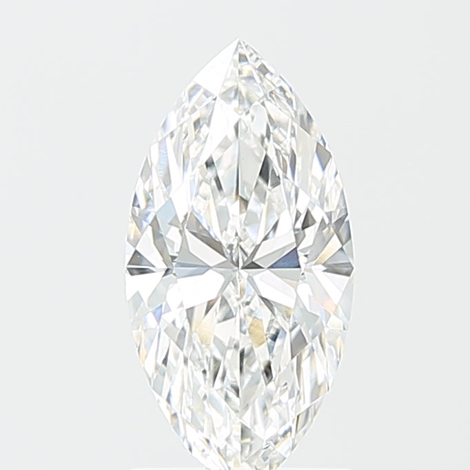 1.49 Carat Marquise Lab Diamond with  Cut Diamond in 14KT  view 1
