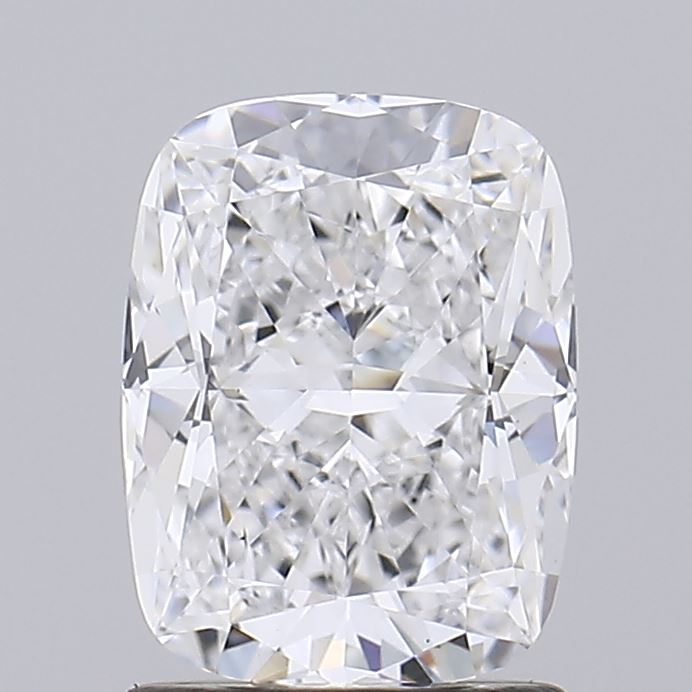 1.6 Carat Cushion Lab Diamond with  Cut Diamond in 14KT  view 1
