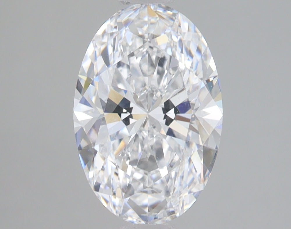 1.82 Carat Oval Lab Diamond with  Cut Diamond in 14KT  view 1
