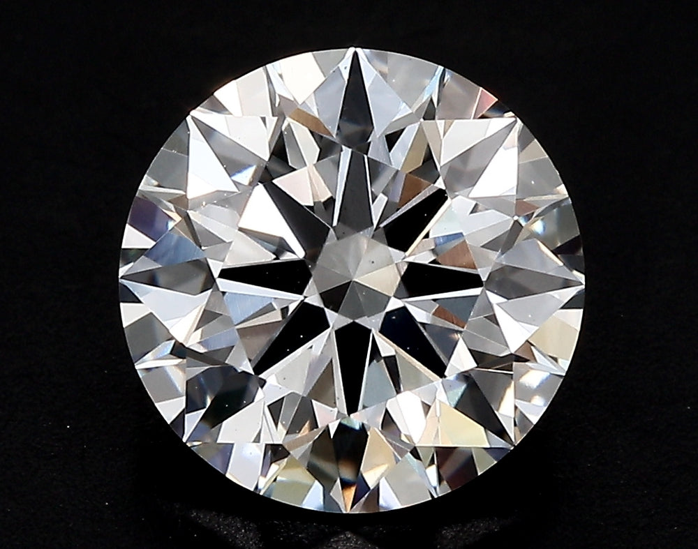 4.79 Carat Round Lab Diamond with  Cut Diamond in 14KT  view 1

