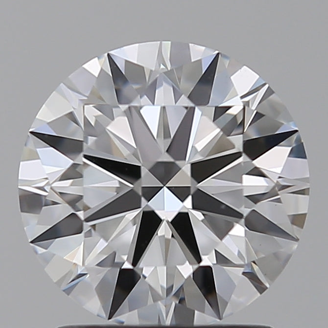 1.51 Carat Round Lab Diamond with  Cut Diamond in 14KT  view 1
