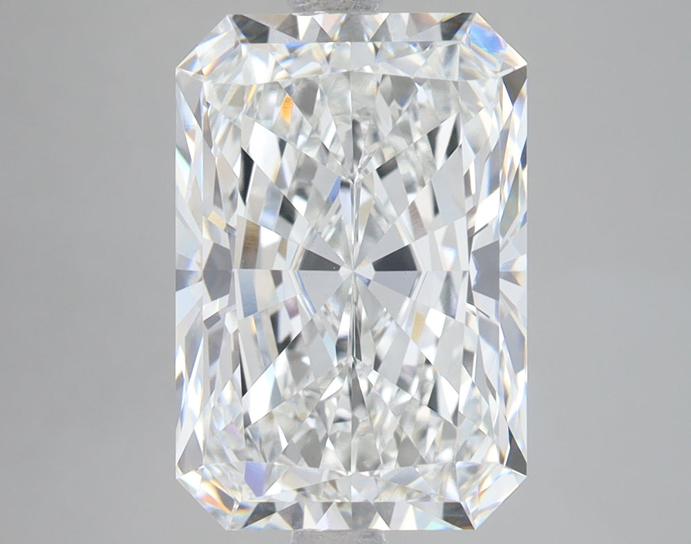 6.1 Carat Radiant Lab Diamond with  Cut Diamond in 14KT  view 1
