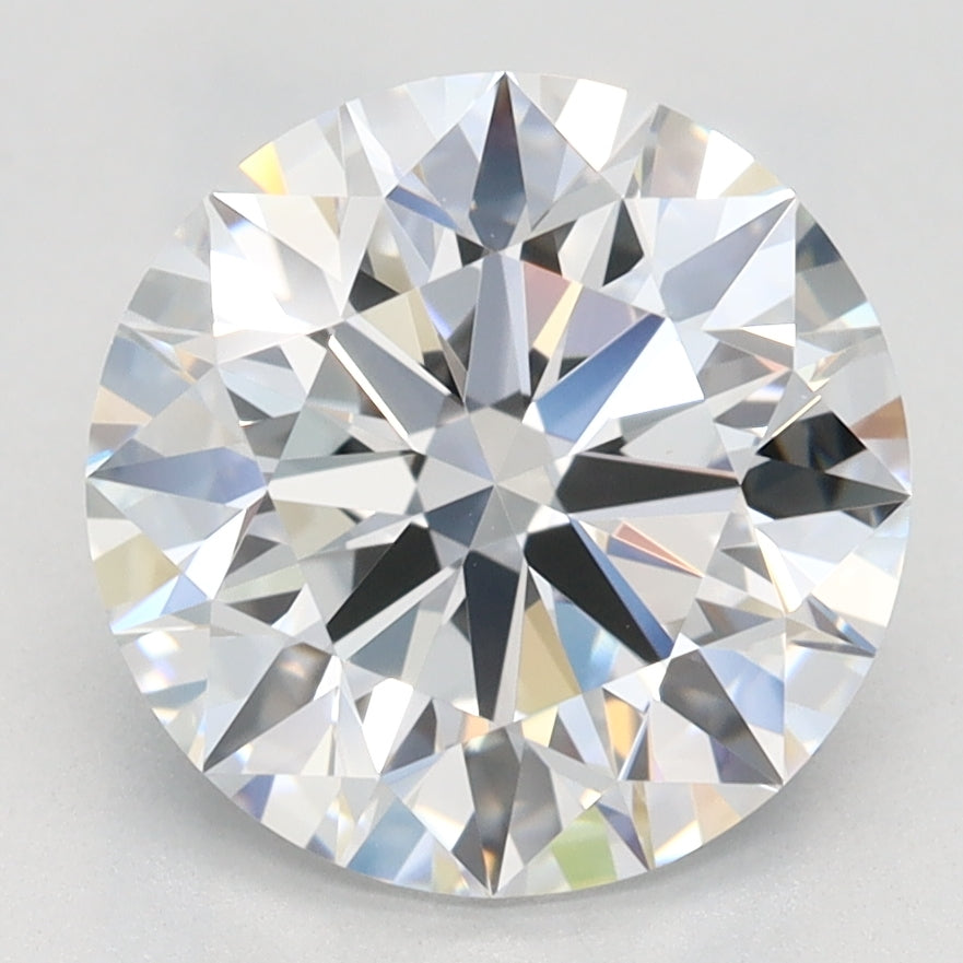 2.79 Carat Round Lab Diamond with  Cut Diamond in 14KT  view 1

