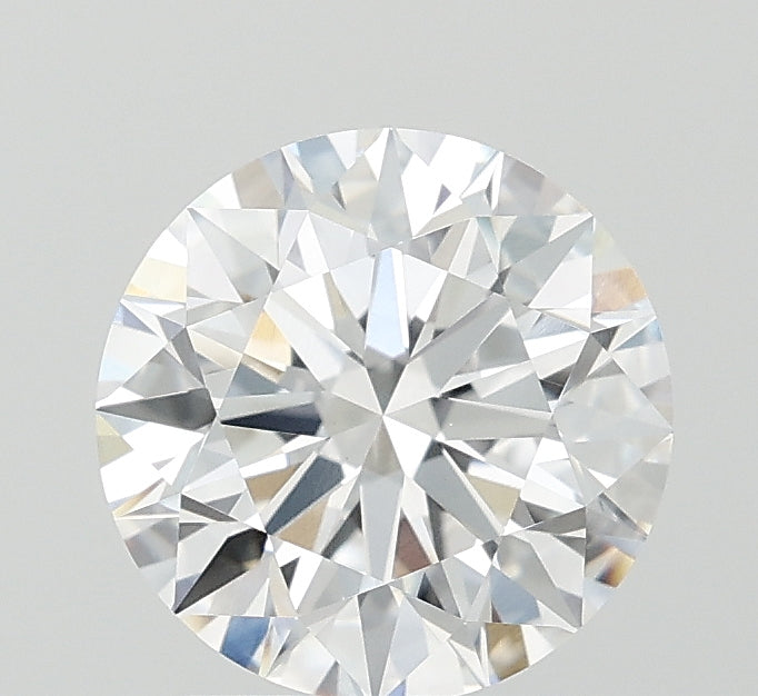 2.19 Carat Round Lab Diamond with  Cut Diamond in 14KT  view 1
