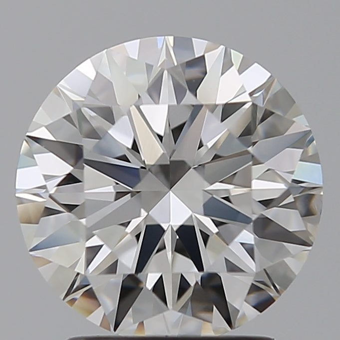 2.09 Carat Round Lab Diamond with  Cut Diamond in 14KT  view 1

