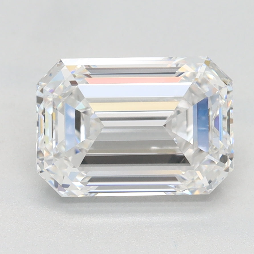 1.91 Carat Emerald Lab Diamond with  Cut Diamond in 14KT  view 1
