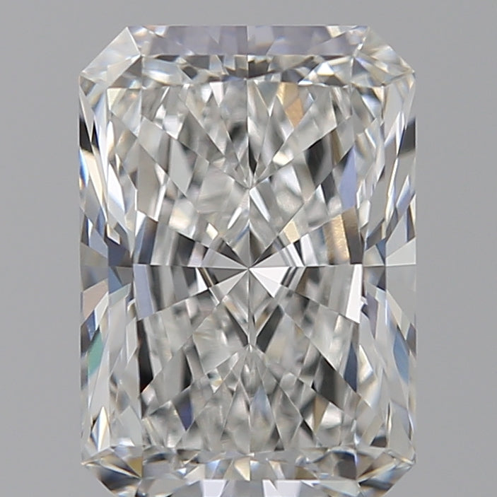 2.28 Carat Radiant Lab Diamond with  Cut Diamond in 14KT  view 1
