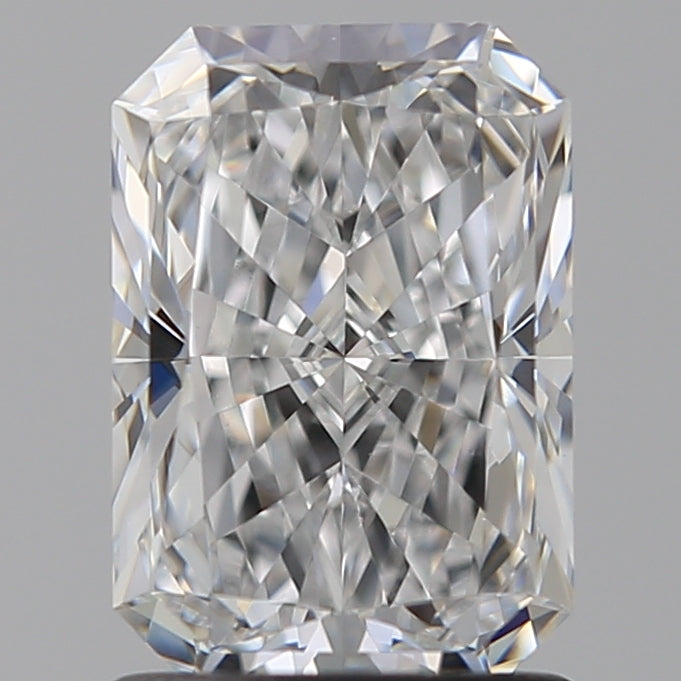 1.51 Carat Radiant Lab Diamond with  Cut Diamond in 14KT  view 1
