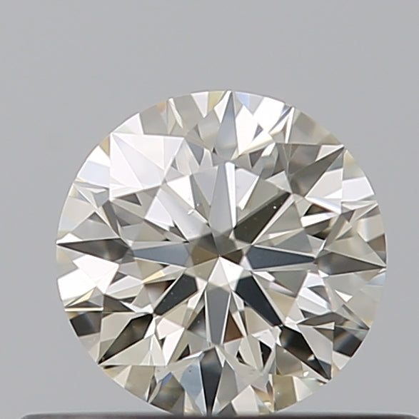 0.33 Carat Round Natural Diamond with  Cut Diamond in 14KT  view 1
