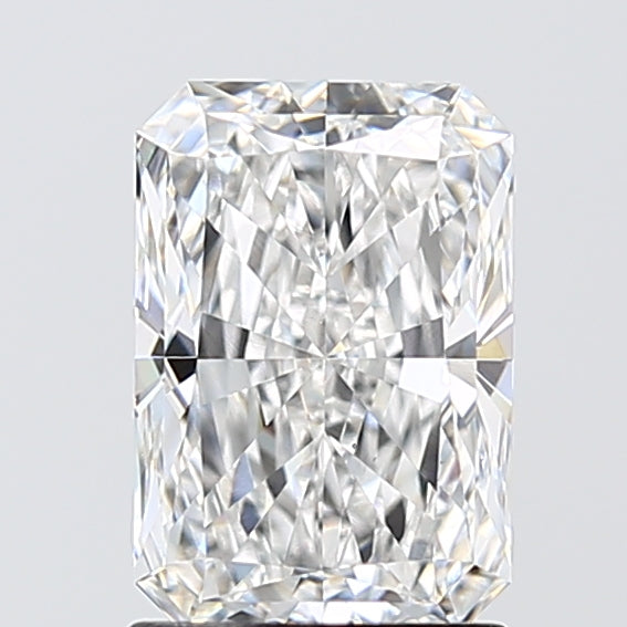 1.75 Carat Radiant Lab Diamond with  Cut Diamond in 14KT  view 1
