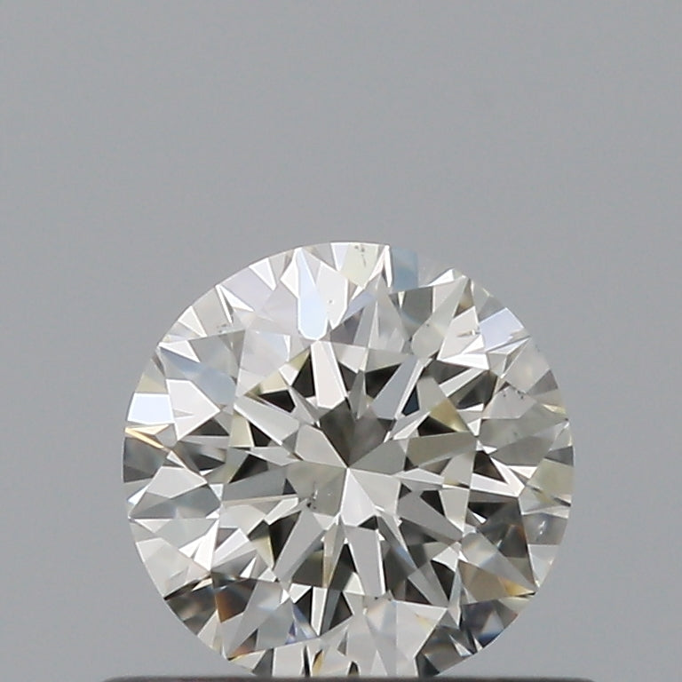 0.47 Carat Round Natural Diamond with  Cut Diamond in 14KT  view 1
