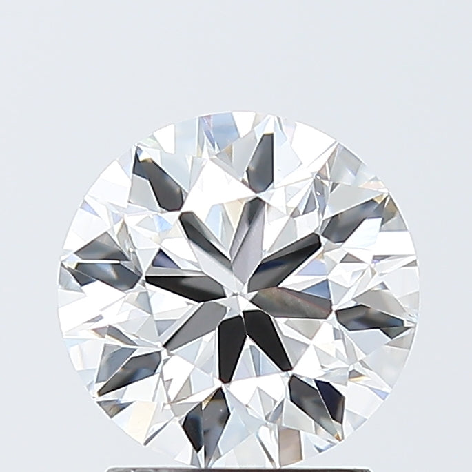 2.0 Carat Round Lab Diamond with  Cut Diamond in 14KT  view 1
