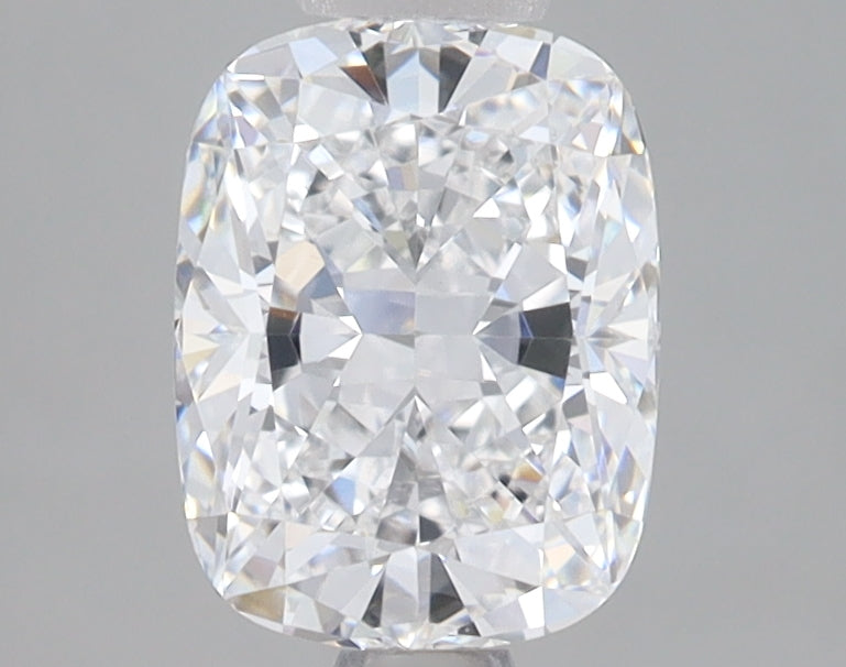 1.55 Carat Cushion Lab Diamond with  Cut Diamond in 14KT  view 1
