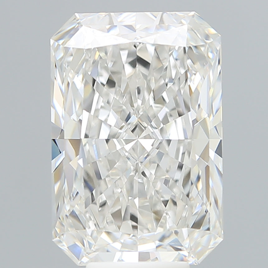 7.77 Carat Radiant Lab Diamond with  Cut Diamond in 14KT  view 1
