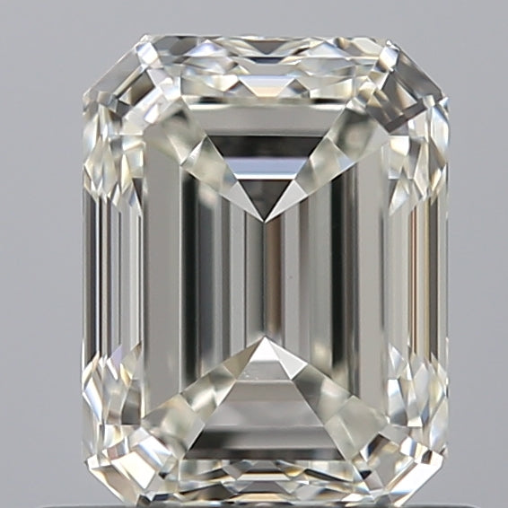 1.01 Carat Emerald Natural Diamond with  Cut Diamond in 14KT  view 1
