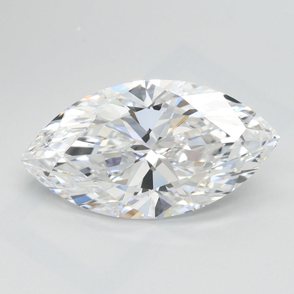 2.0 Carat Marquise Lab Diamond with  Cut Diamond in 14KT  view 1
