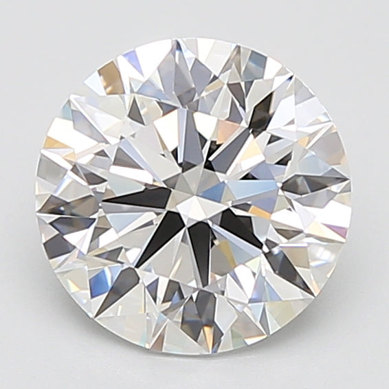 3.69 Carat Round Lab Diamond with  Cut Diamond in 14KT  view 1
