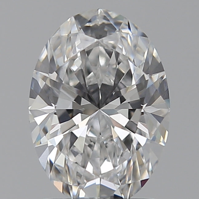 1.54 Carat Oval Lab Diamond with  Cut Diamond in 14KT  view 1
