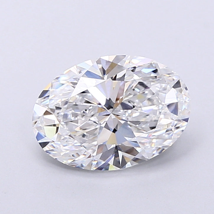 2.13 Carat Oval Lab Diamond with  Cut Diamond in 14KT  view 1
