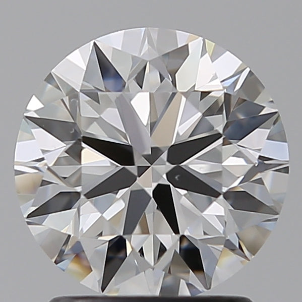 1.75 Carat Round Lab Diamond with  Cut Diamond in 14KT  view 1
