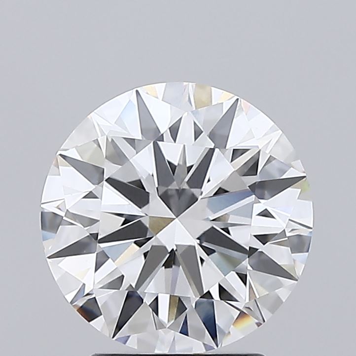 2.56 Carat Round Lab Diamond with  Cut Diamond in 14KT  view 1
