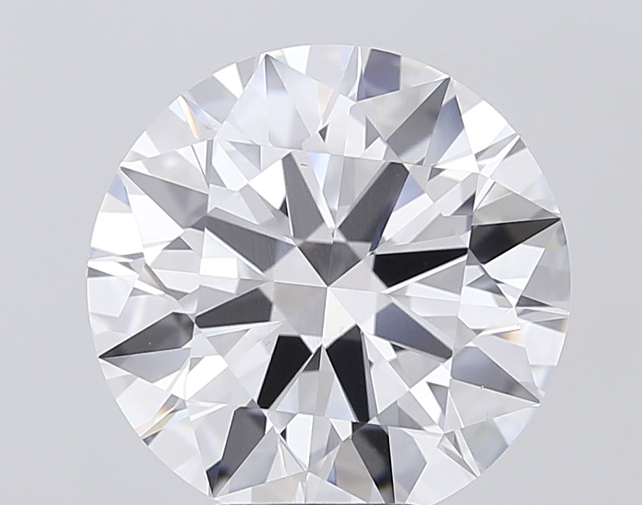 7.05 Carat Round Lab Diamond with  Cut Diamond in 14KT  view 1
