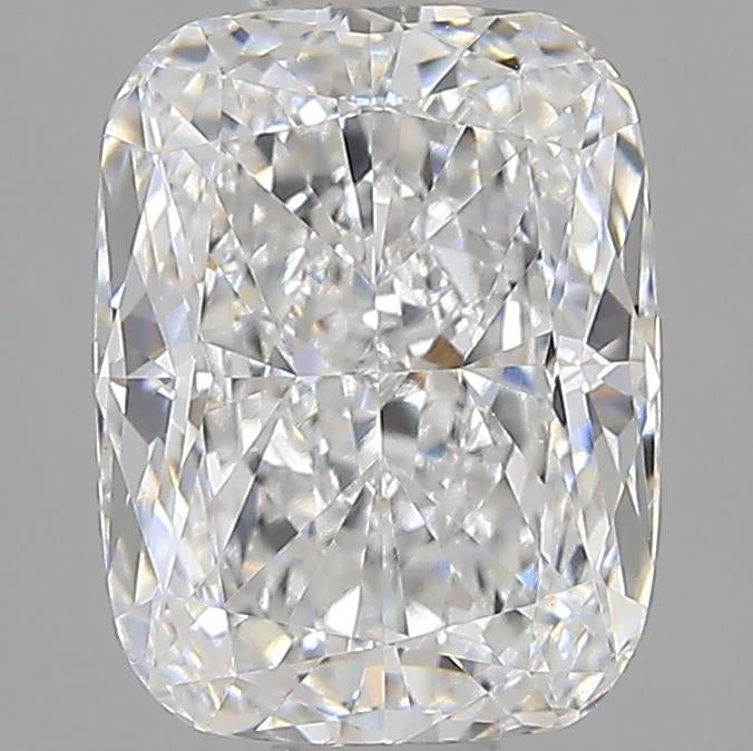 3.08 Carat Cushion Lab Diamond with  Cut Diamond in 14KT  view 1
