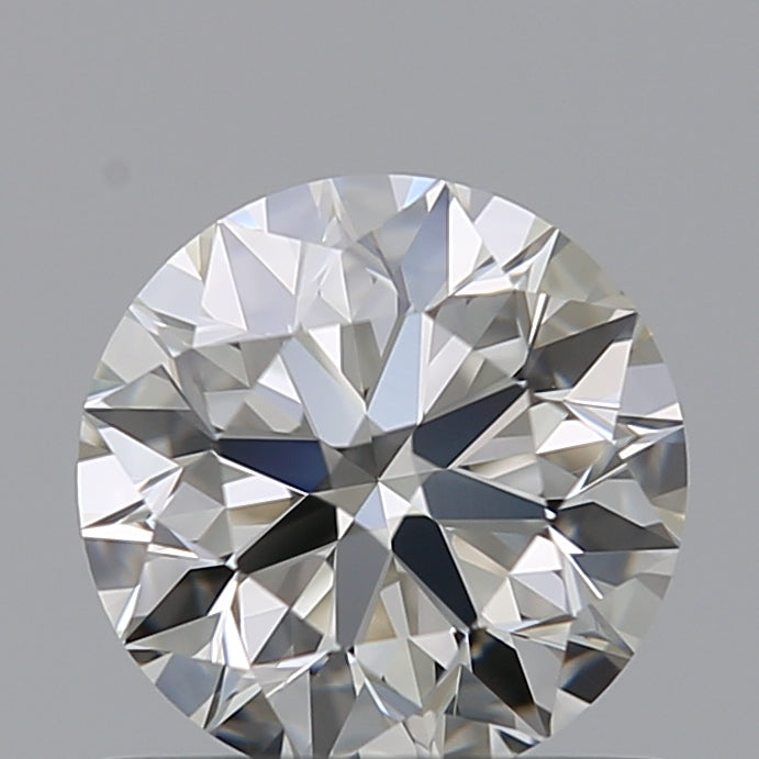 0.76 Carat Round Natural Diamond with  Cut Diamond in 14KT  view 1
