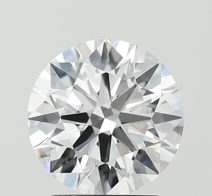 2.15 Carat Round Lab Diamond with  Cut Diamond in 14KT  view 1
