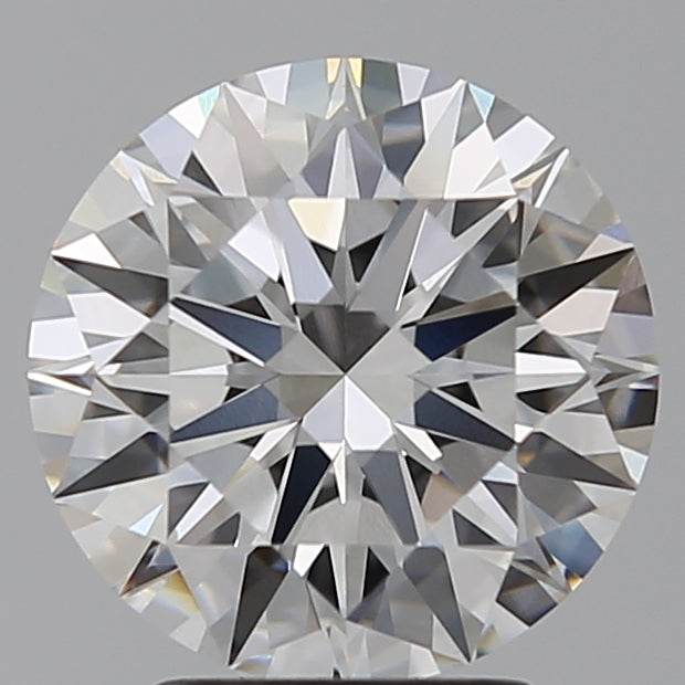 3.02 Carat Round Lab Diamond with  Cut Diamond in 14KT  view 1
