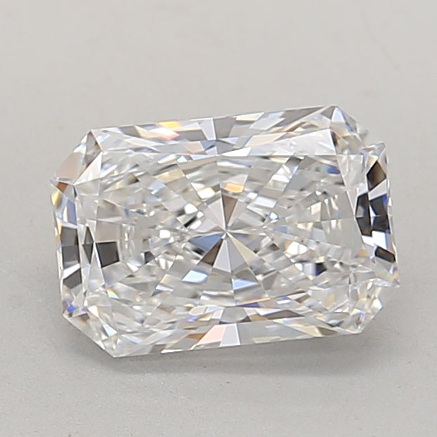 1.54 Carat Radiant Lab Diamond with  Cut Diamond in 14KT  view 1
