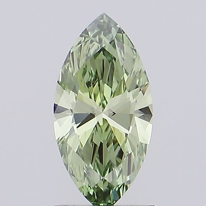 1.0 Carat Marquise Lab Diamond with  Cut Diamond in 14KT  view 1
