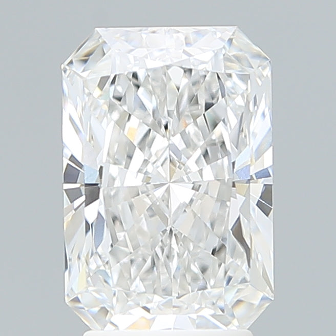 3.23 Carat Radiant Lab Diamond with  Cut Diamond in 14KT  view 1
