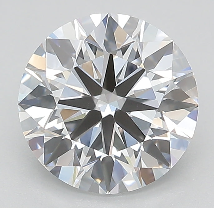 2.0 Carat Round Lab Diamond with  Cut Diamond in 14KT  view 1
