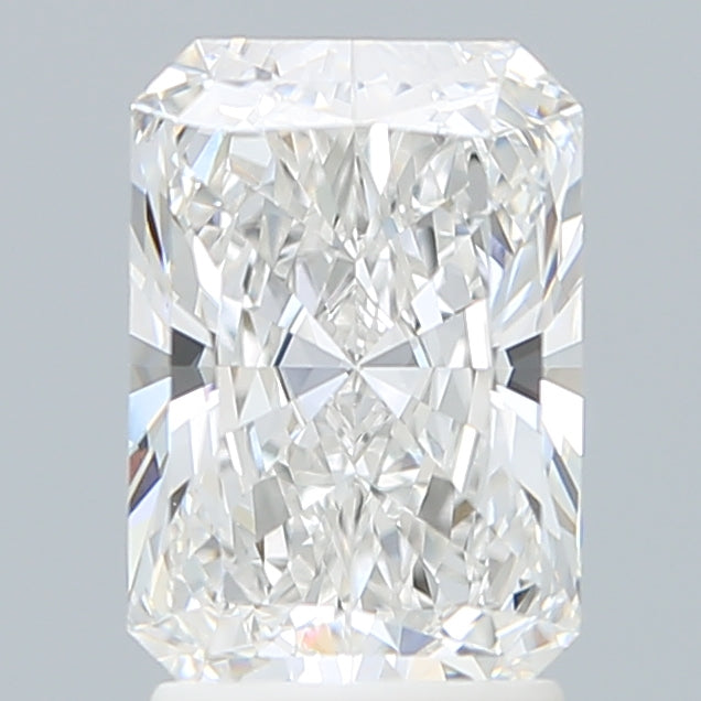 2.41 Carat Radiant Lab Diamond with  Cut Diamond in 14KT  view 1

